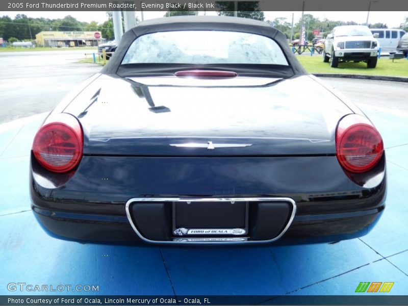 Evening Black / Black Ink 2005 Ford Thunderbird Premium Roadster