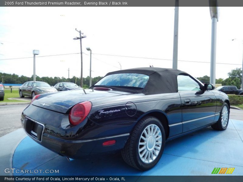 Evening Black / Black Ink 2005 Ford Thunderbird Premium Roadster