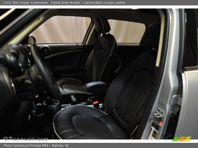 Crystal Silver Metallic / Carbon Black Lounge Leather 2012 Mini Cooper Countryman