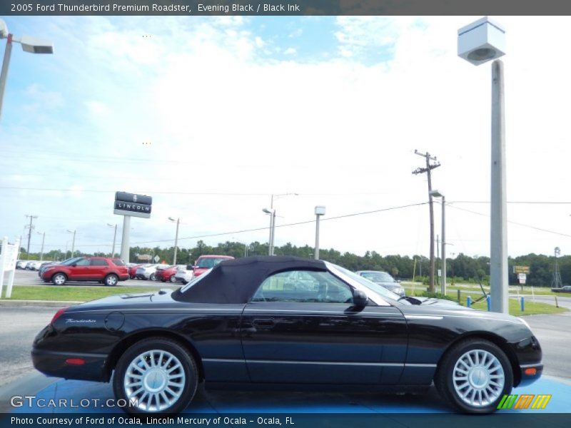 Evening Black / Black Ink 2005 Ford Thunderbird Premium Roadster