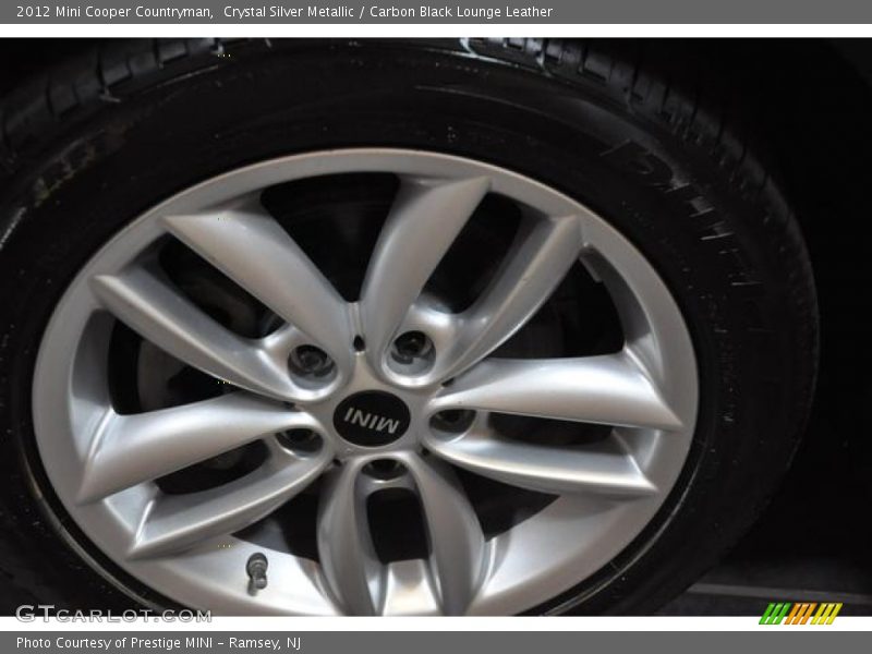 Crystal Silver Metallic / Carbon Black Lounge Leather 2012 Mini Cooper Countryman