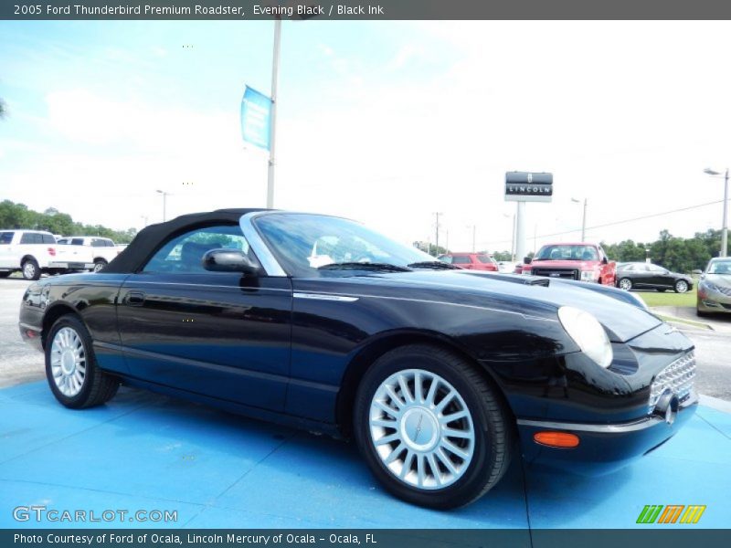 Evening Black / Black Ink 2005 Ford Thunderbird Premium Roadster
