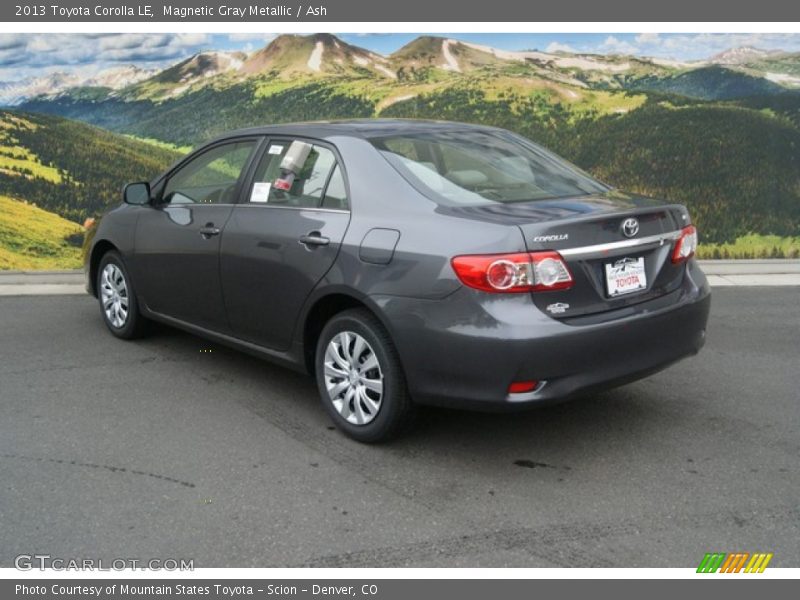 Magnetic Gray Metallic / Ash 2013 Toyota Corolla LE