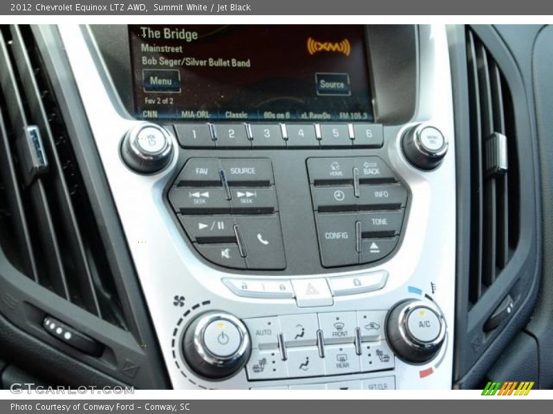 Summit White / Jet Black 2012 Chevrolet Equinox LTZ AWD