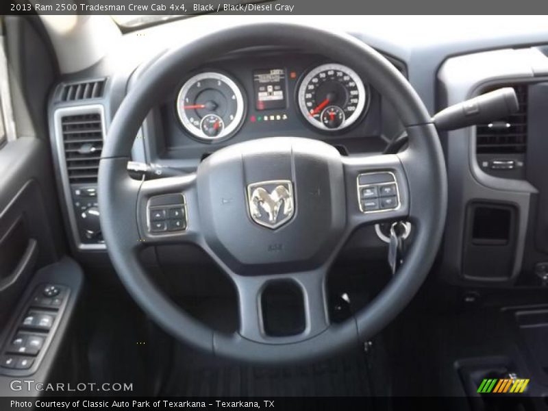 Black / Black/Diesel Gray 2013 Ram 2500 Tradesman Crew Cab 4x4