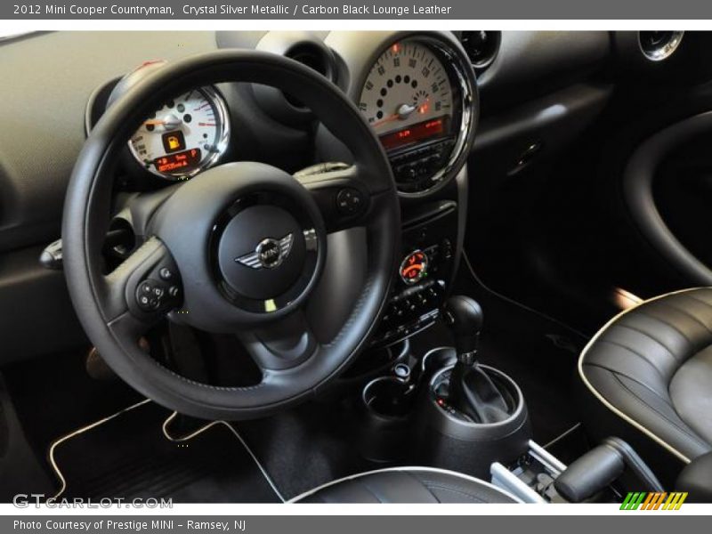 Crystal Silver Metallic / Carbon Black Lounge Leather 2012 Mini Cooper Countryman