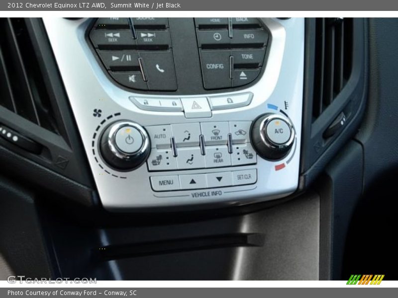 Summit White / Jet Black 2012 Chevrolet Equinox LTZ AWD