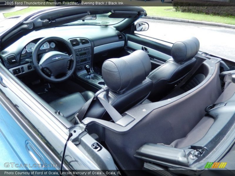 Evening Black / Black Ink 2005 Ford Thunderbird Premium Roadster