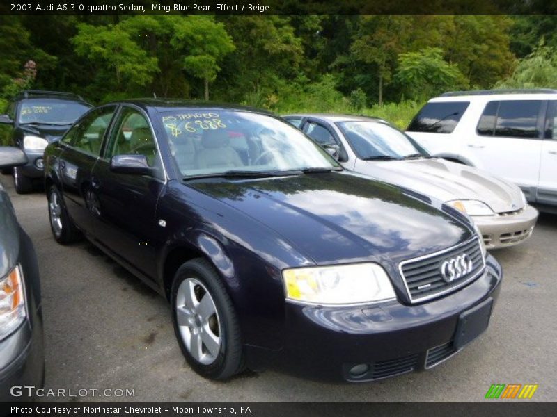 Front 3/4 View of 2003 A6 3.0 quattro Sedan