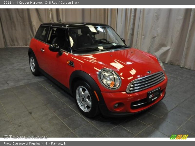Chili Red / Carbon Black 2011 Mini Cooper Hardtop