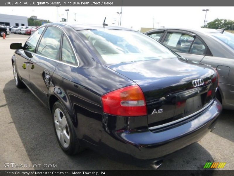  2003 A6 3.0 quattro Sedan Ming Blue Pearl Effect