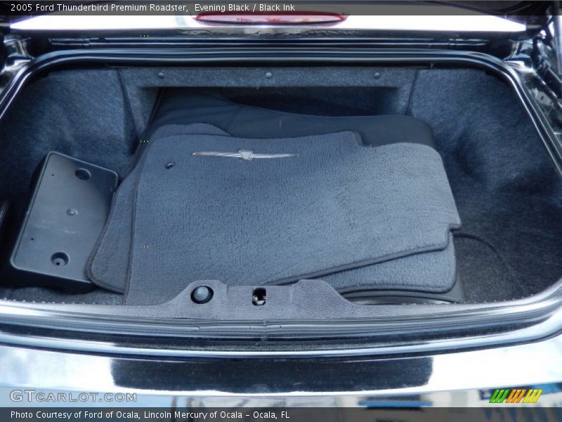 Evening Black / Black Ink 2005 Ford Thunderbird Premium Roadster