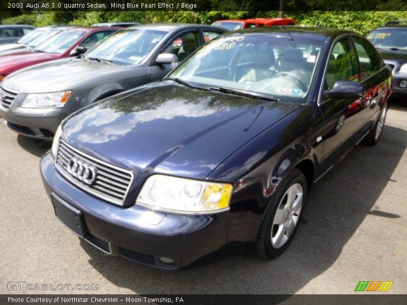Front 3/4 View of 2003 A6 3.0 quattro Sedan