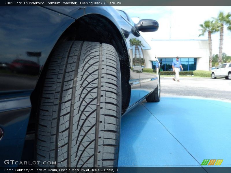 Evening Black / Black Ink 2005 Ford Thunderbird Premium Roadster