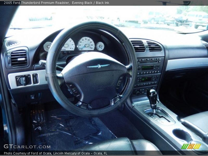 Evening Black / Black Ink 2005 Ford Thunderbird Premium Roadster