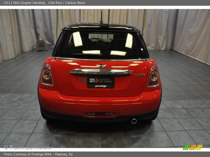 Chili Red / Carbon Black 2011 Mini Cooper Hardtop