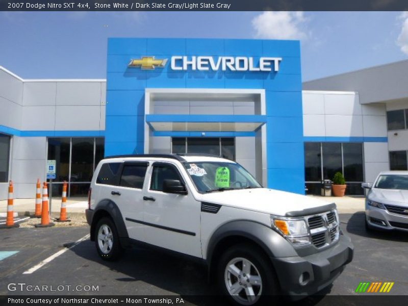 Stone White / Dark Slate Gray/Light Slate Gray 2007 Dodge Nitro SXT 4x4