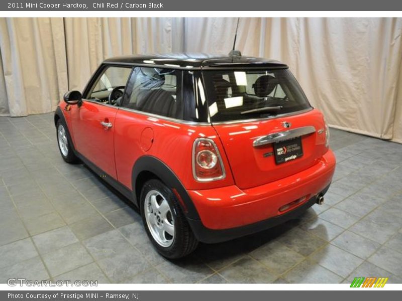 Chili Red / Carbon Black 2011 Mini Cooper Hardtop