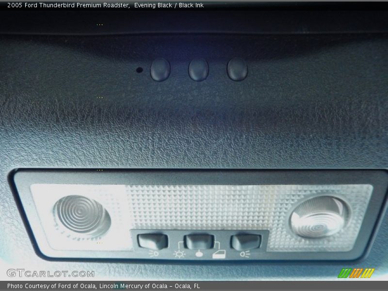 Evening Black / Black Ink 2005 Ford Thunderbird Premium Roadster
