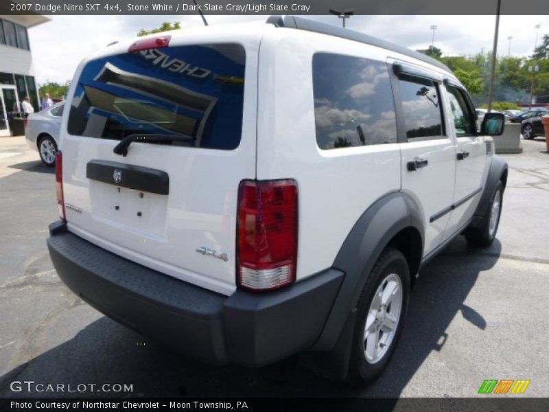 Stone White / Dark Slate Gray/Light Slate Gray 2007 Dodge Nitro SXT 4x4