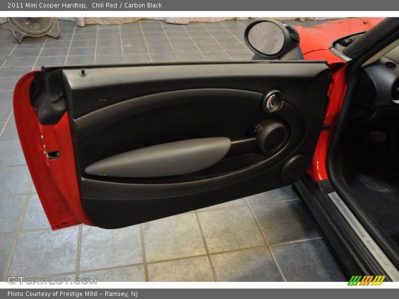Chili Red / Carbon Black 2011 Mini Cooper Hardtop