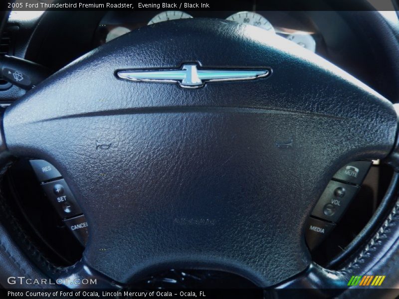 Evening Black / Black Ink 2005 Ford Thunderbird Premium Roadster