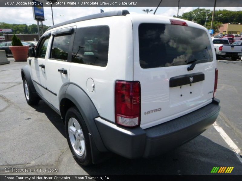 Stone White / Dark Slate Gray/Light Slate Gray 2007 Dodge Nitro SXT 4x4