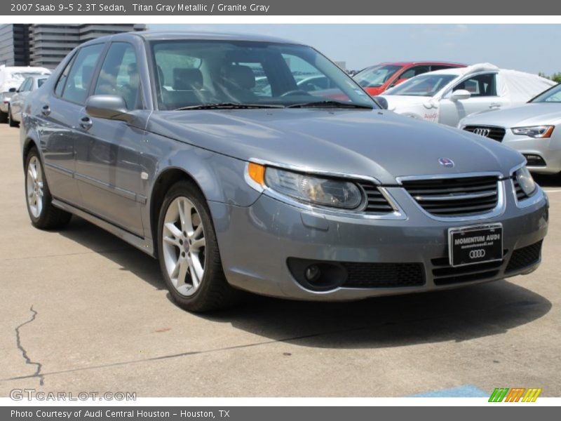 Titan Gray Metallic / Granite Gray 2007 Saab 9-5 2.3T Sedan