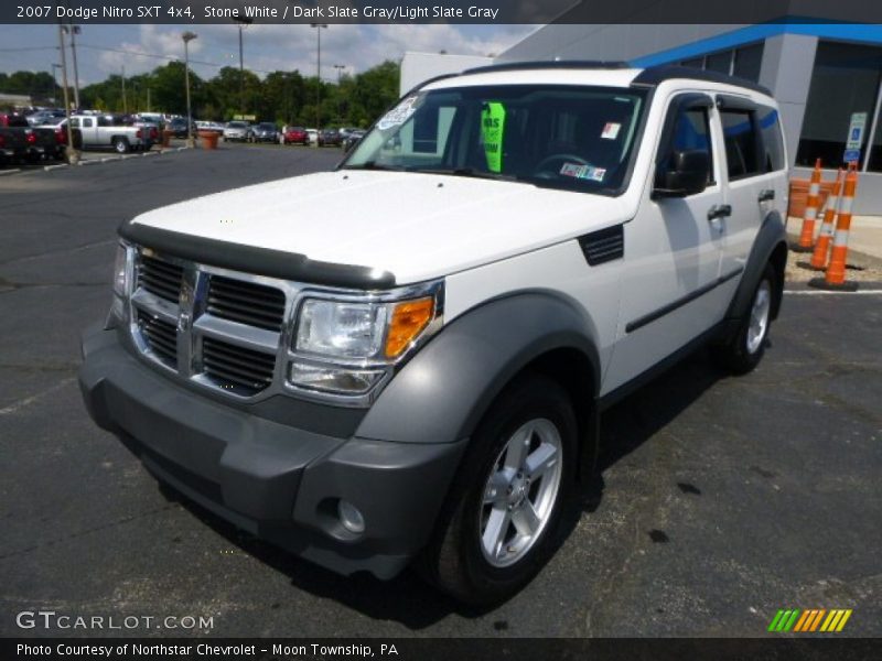 Stone White / Dark Slate Gray/Light Slate Gray 2007 Dodge Nitro SXT 4x4