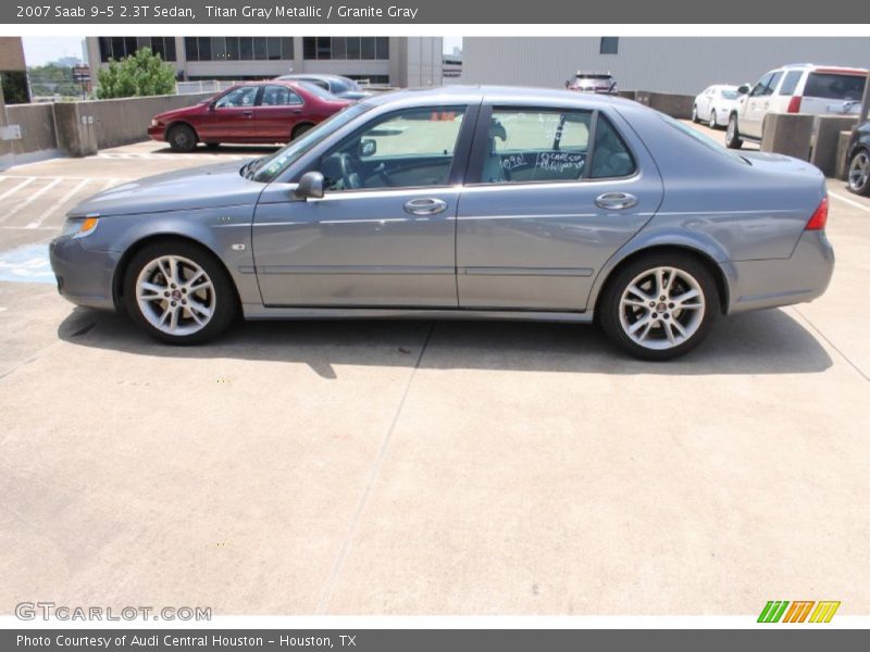 Titan Gray Metallic / Granite Gray 2007 Saab 9-5 2.3T Sedan