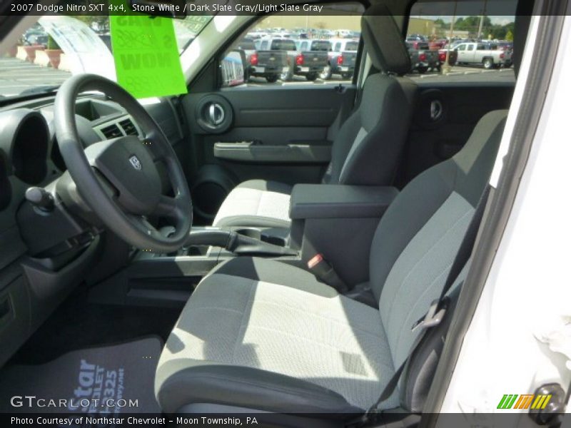 Stone White / Dark Slate Gray/Light Slate Gray 2007 Dodge Nitro SXT 4x4