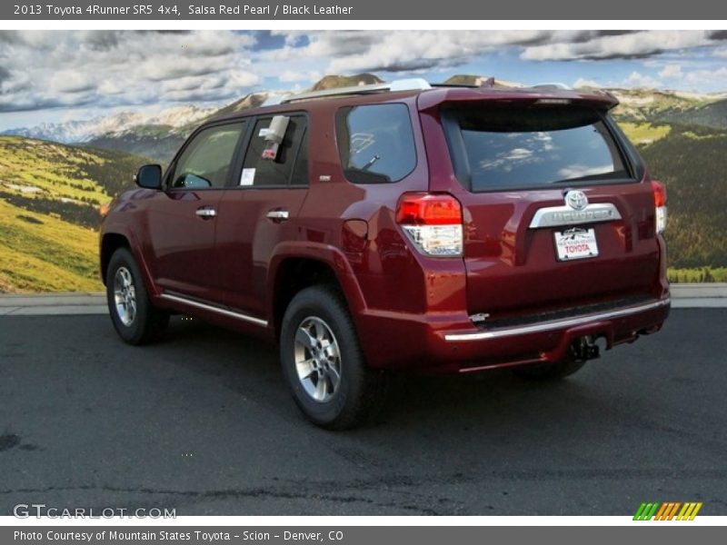 Salsa Red Pearl / Black Leather 2013 Toyota 4Runner SR5 4x4