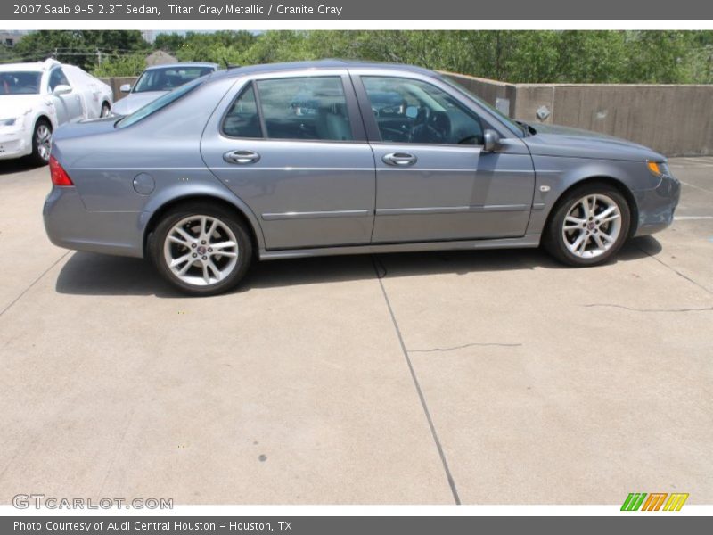 Titan Gray Metallic / Granite Gray 2007 Saab 9-5 2.3T Sedan