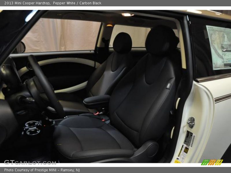 Pepper White / Carbon Black 2013 Mini Cooper Hardtop