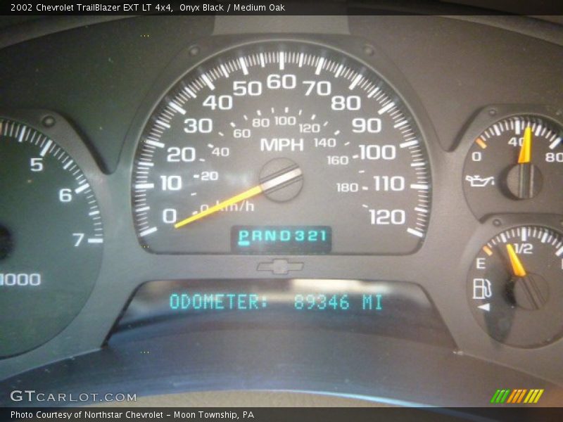 Onyx Black / Medium Oak 2002 Chevrolet TrailBlazer EXT LT 4x4