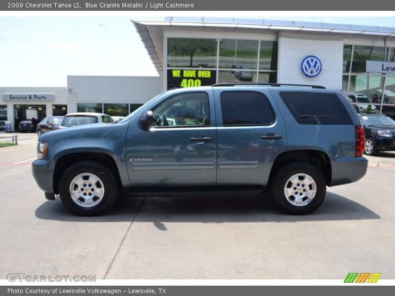 Blue Granite Metallic / Light Cashmere 2009 Chevrolet Tahoe LS