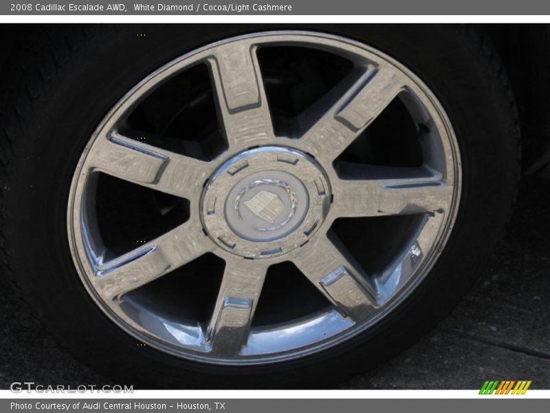 White Diamond / Cocoa/Light Cashmere 2008 Cadillac Escalade AWD