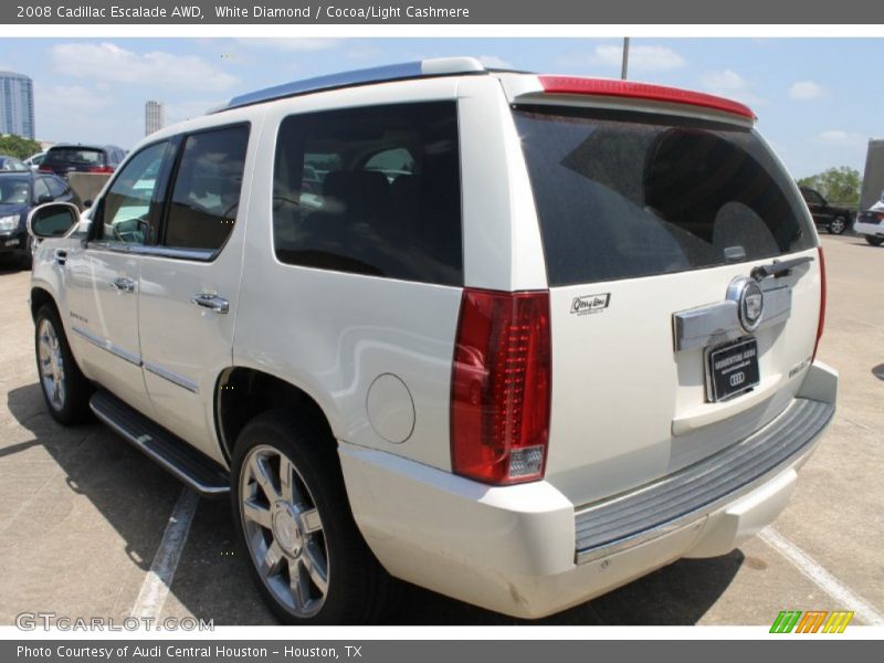 White Diamond / Cocoa/Light Cashmere 2008 Cadillac Escalade AWD