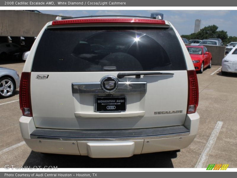 White Diamond / Cocoa/Light Cashmere 2008 Cadillac Escalade AWD