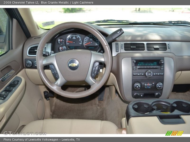 Blue Granite Metallic / Light Cashmere 2009 Chevrolet Tahoe LS