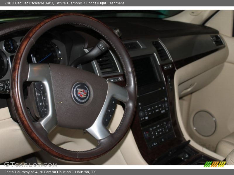 White Diamond / Cocoa/Light Cashmere 2008 Cadillac Escalade AWD