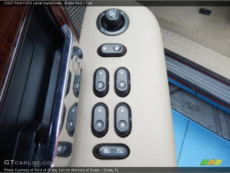 Bright Red / Tan 2007 Ford F150 Lariat SuperCrew