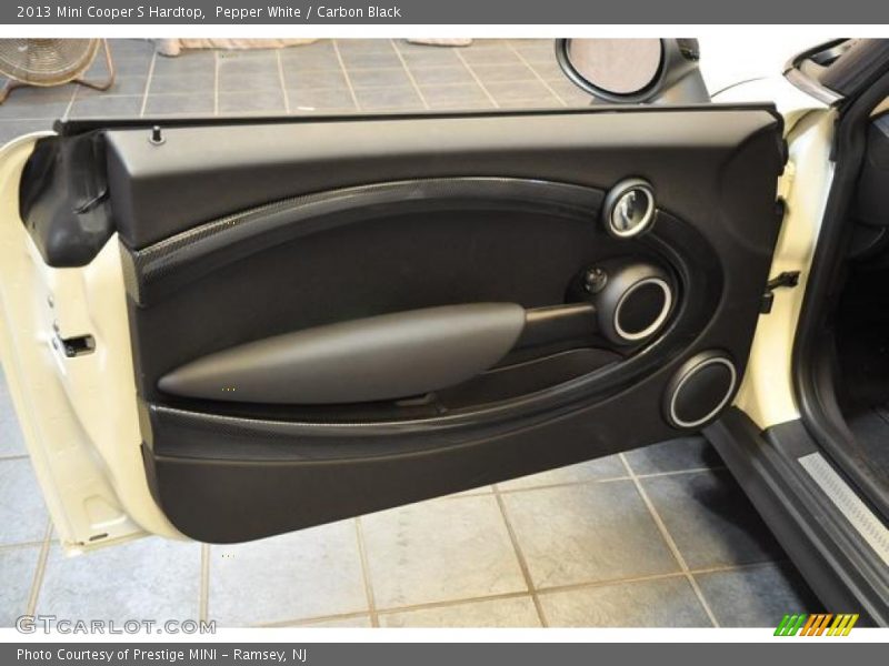 Pepper White / Carbon Black 2013 Mini Cooper S Hardtop