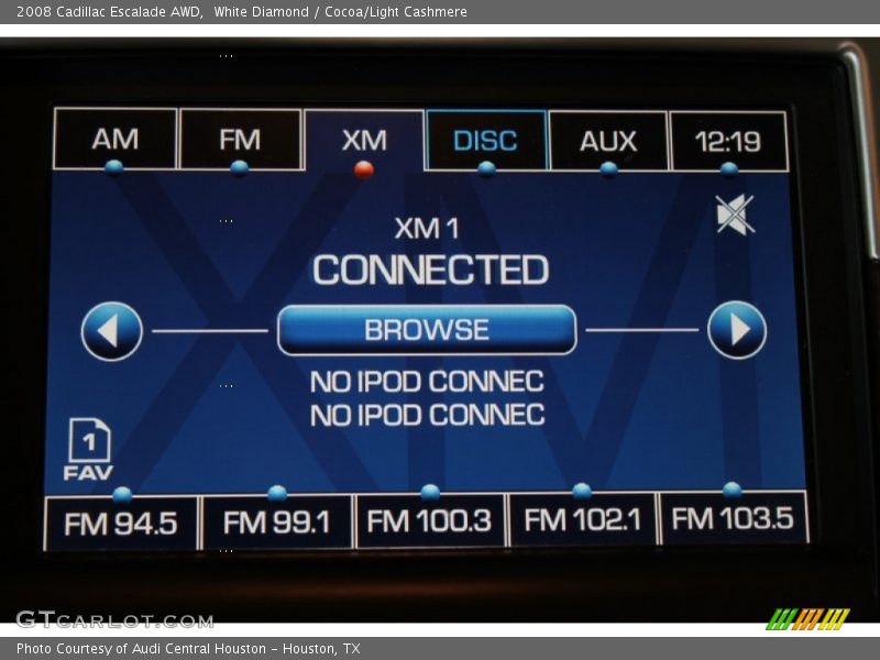 White Diamond / Cocoa/Light Cashmere 2008 Cadillac Escalade AWD