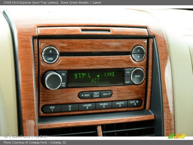 Stone Green Metallic / Camel 2008 Ford Explorer Sport Trac Limited