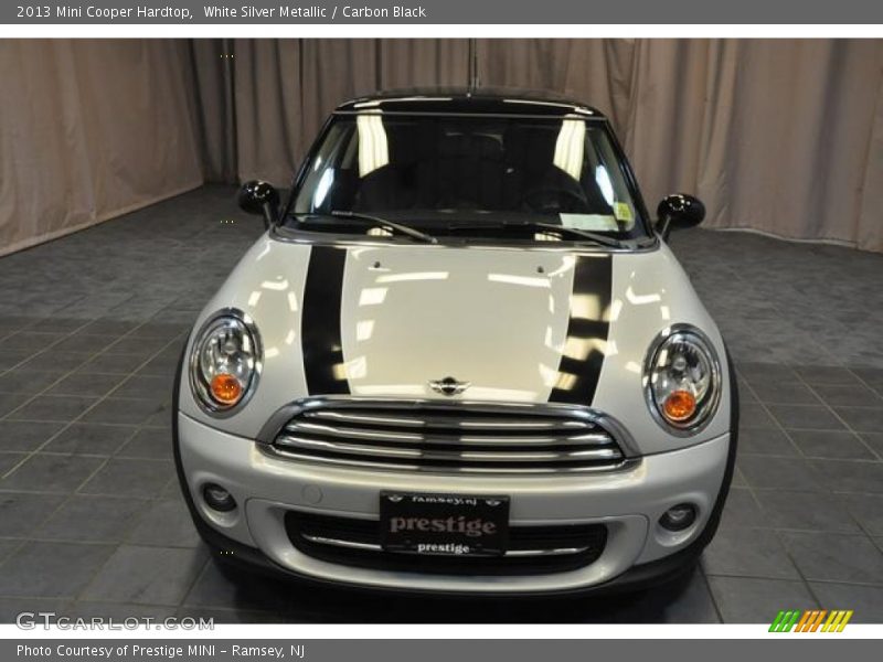 White Silver Metallic / Carbon Black 2013 Mini Cooper Hardtop