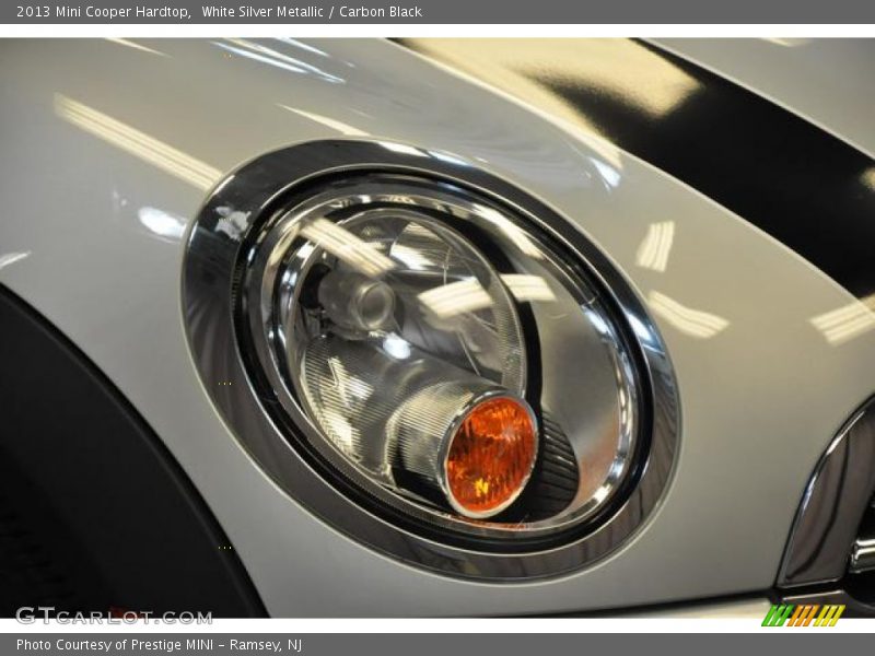 White Silver Metallic / Carbon Black 2013 Mini Cooper Hardtop