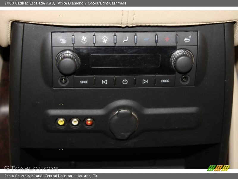 White Diamond / Cocoa/Light Cashmere 2008 Cadillac Escalade AWD