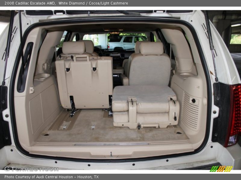 White Diamond / Cocoa/Light Cashmere 2008 Cadillac Escalade AWD