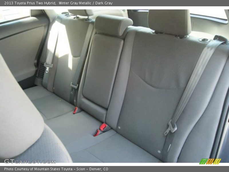 Winter Gray Metallic / Dark Gray 2013 Toyota Prius Two Hybrid